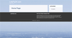 Desktop Screenshot of letsfly24.com